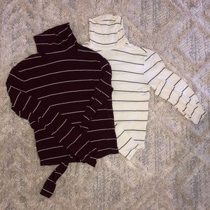 Crop top turtle neck bundle